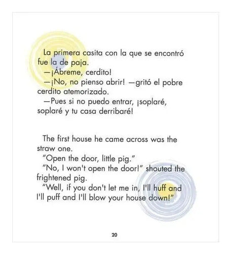 Los Tres Cerditos (bilingüe Ing-esp T. Dura Y Audiolibro)