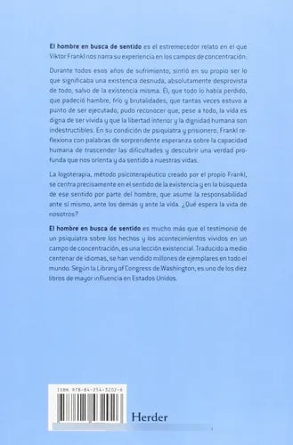 El Hombre En Busca Del Sentido / Viktor Frankl
