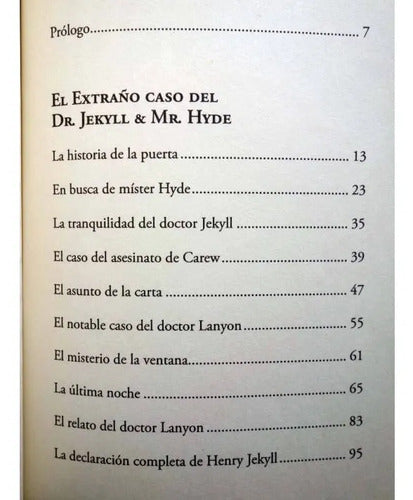 El Extraño Caso Del Dr. Jekyll & Mr. Hyde / R.l Stevenson