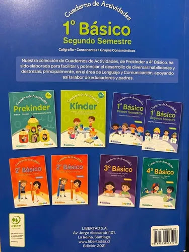 Cuaderno De Actividades Horizontal 1 Basico 2 Sem Sopena