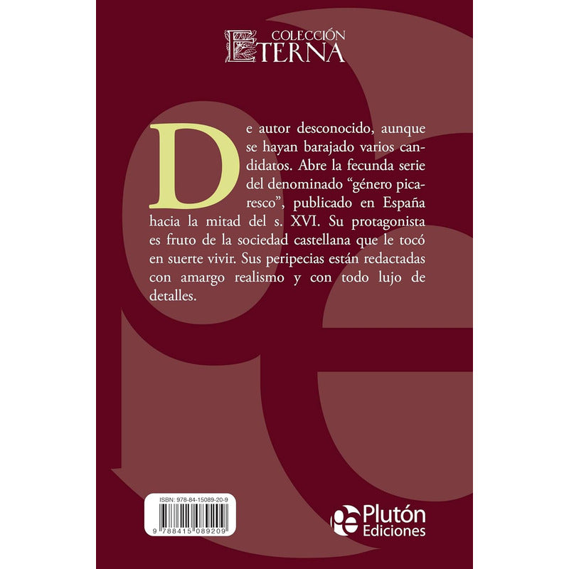 El Lazarillo De Tormes / Anonimo