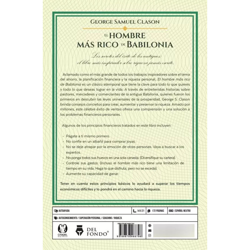 El Hombre Mas Rico Babilonia / George Clason