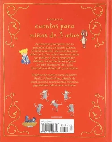 Cuentos Para Niños De 3 Años (tapa Dura)