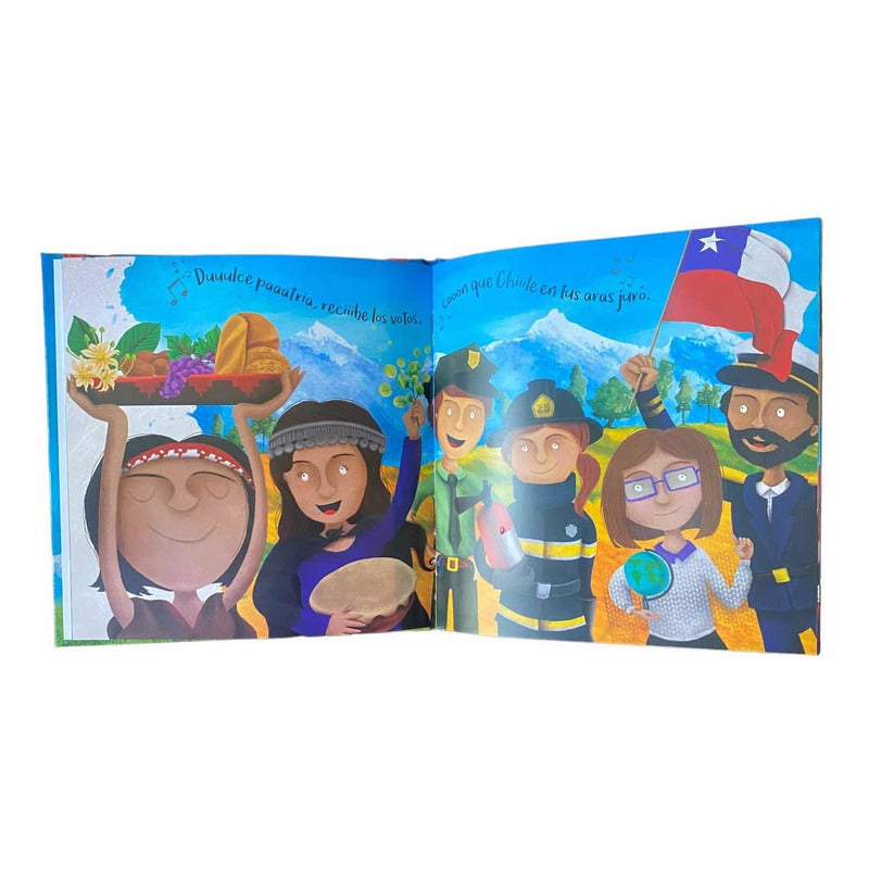 Puro Chile Himno De Chile Ilustrado Para Niños (tapa Dura)