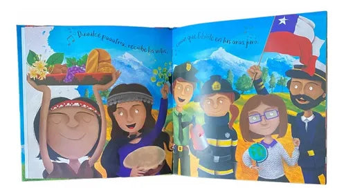 Puro Chile Himno De Chile Ilustrado Para Niños (tapa Dura)