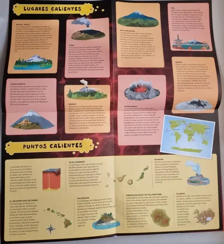 Atlas De Los Volcanes Para Niños (tapa Dura) / Lexus