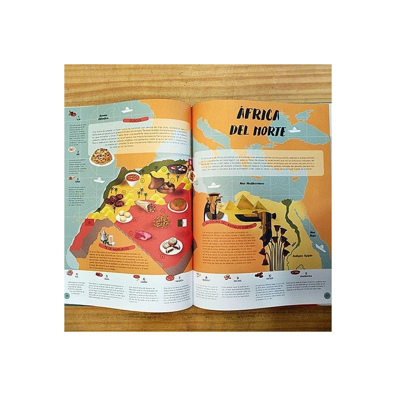 Atlas De La Cocina (tapa Dura) / Vv Kids