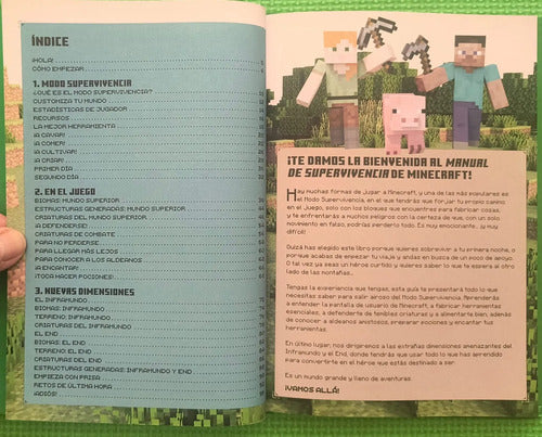 Minecraft Manual De Supervivencia (tapa Dura) / Mojang Ab