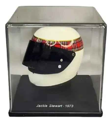 Casco Formula 1 Jackie Stewart Ferrari F1 1973 Spark 1:5