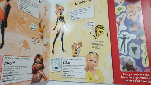 Miraculous: Libro Para Leer Y Completar Con Stickers / Lexus