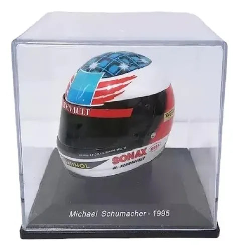 Casco Formula 1 Michael Schumacher Renault 1995 Escala 1:5