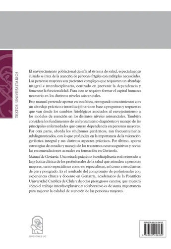 Manual De Geriatría / Marcela Carrasco Y Marianne Born