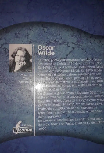 La Importancia De Llamarse Ernesto / Oscar Wilde