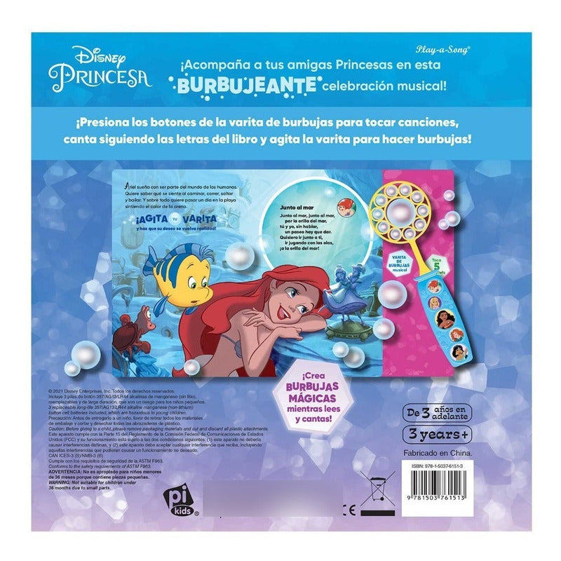 Pide Un Deseo (incluye Varita De Burbujas) / Disney Princesa