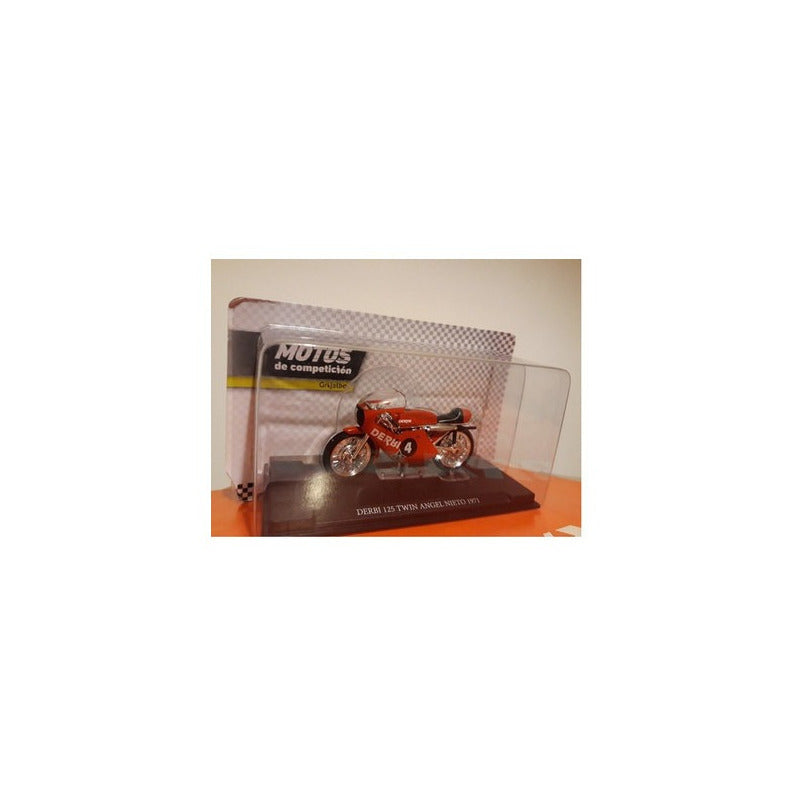 Moto Colección Esc Gp Derbi 125 Twin Angel Nieto 1971 1/24