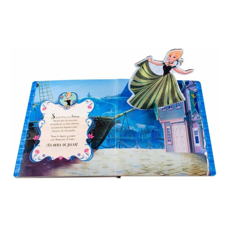 Disney Frozen Soy Anna Libro + Figura Base / Lexus