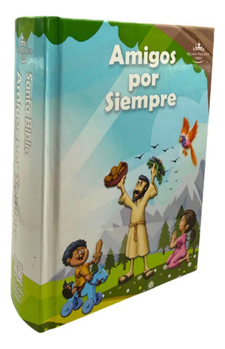 Santa Biblia Amigos Por Siempre Rvr1960 Celeste (tapa Dura)