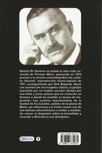 Muerte En Venecia / Thomas Mann