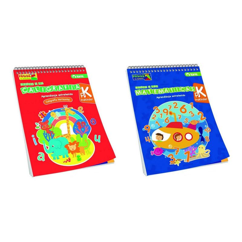 Pack Torre De Palabras Y Torre De Números Prekinder