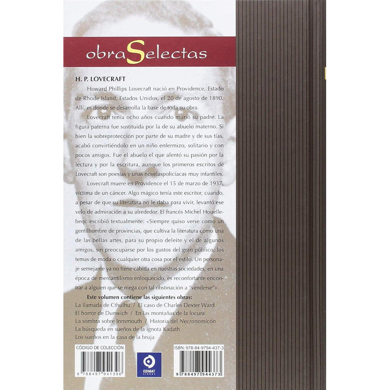 Obras Selectas (tapa Dura) / H. P. Lovecraft