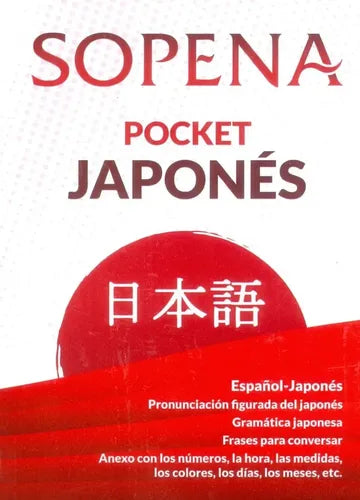 Diccionario Pocket Japones / Sopena