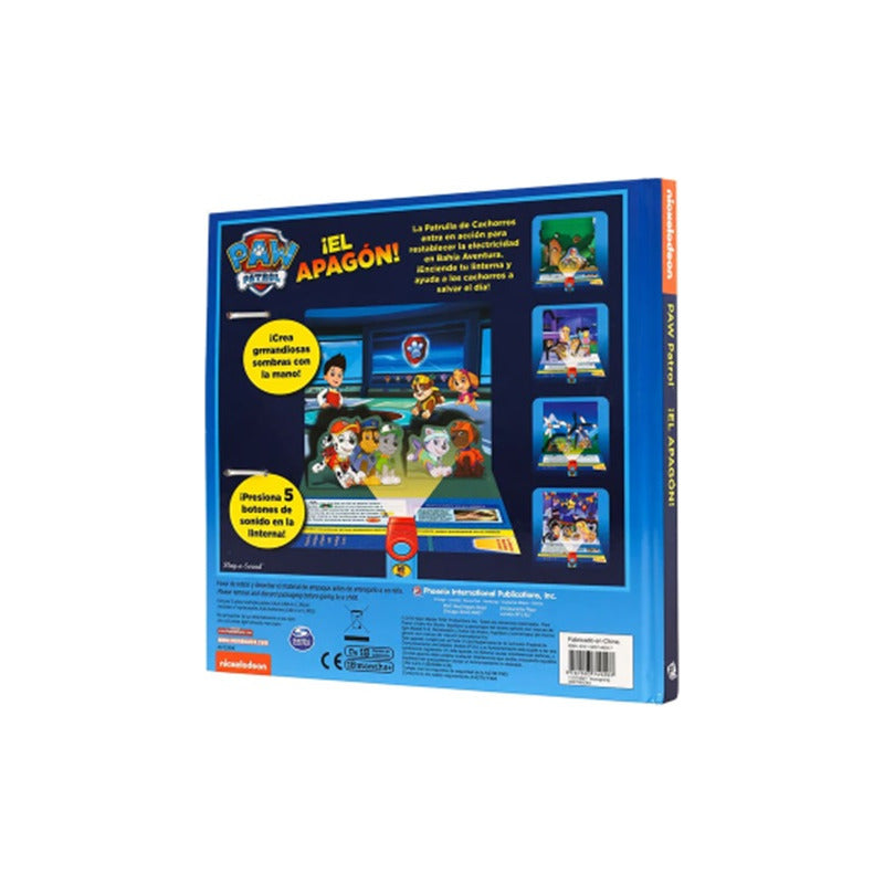 Paw Patrol El Apagon Libro Sonoro Con Linterna / Nickelodeon