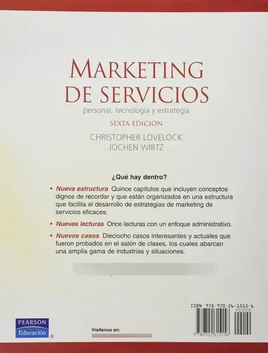 Marketing De Servicios (6ta Ed) / Lovelock Y Wirtz