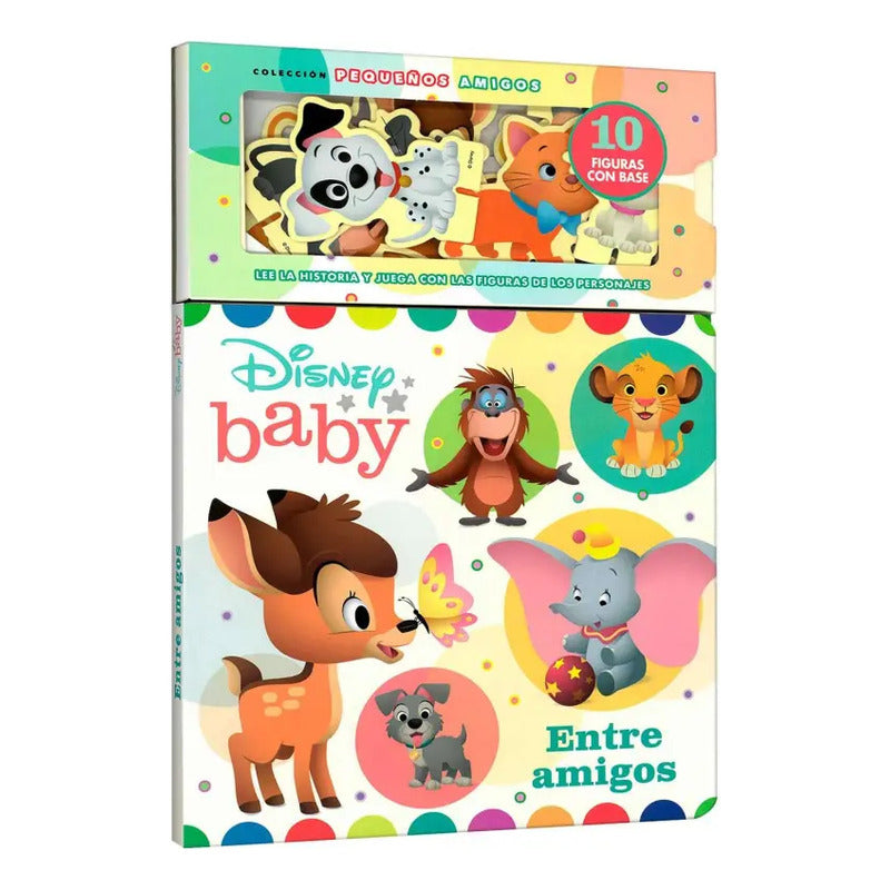 Disney Baby Entre Amigos Libro T. Dura + 10 Figuras  / Lexus