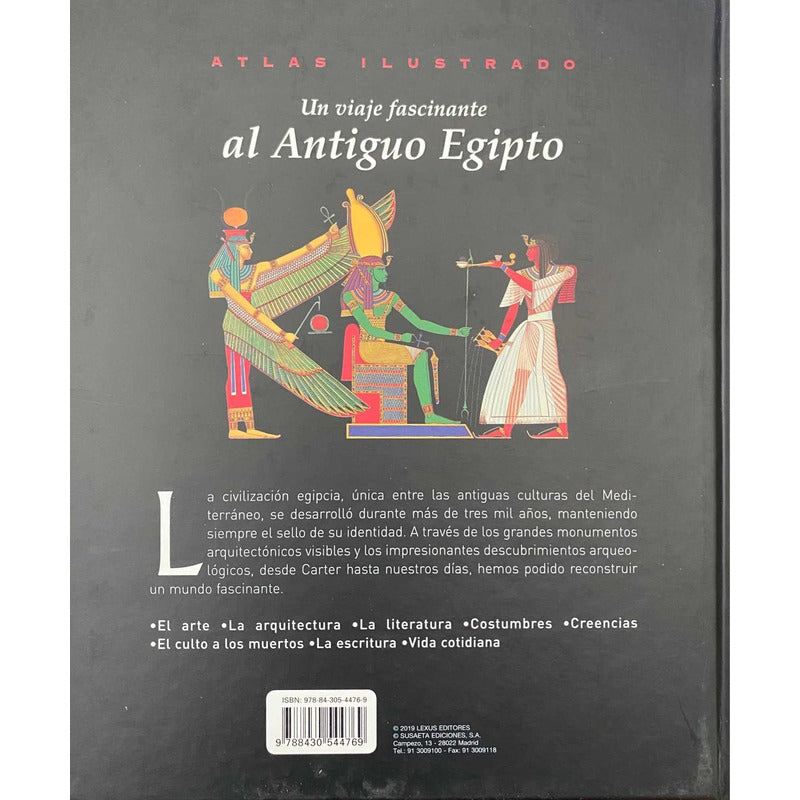 Atlas Ilustrado Antiguo Egipto Arte Historia Civilizacion