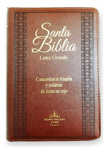 Santa Biblia Reina Valera Letra Grande Cierre Concordancia
