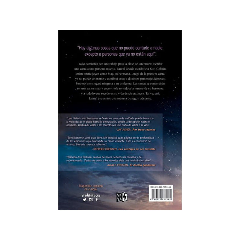 Cartas De Amor A Los Muertos - Tapa Dura / Ava Dellaira