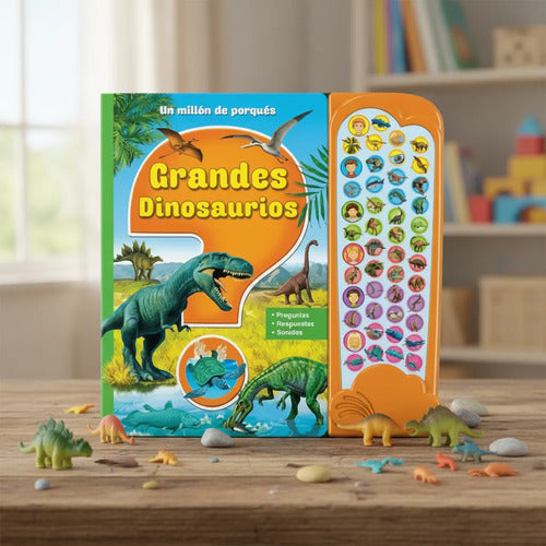 Grandes Dinosaurios 48 Sonidos (tapa Dura Con Sonidos)