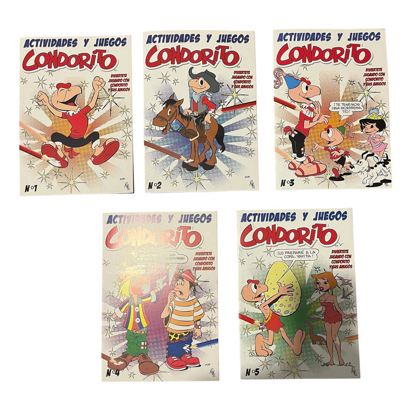 Pack Condorito Actividades Y Juegos (5 Tomos) / Pepo