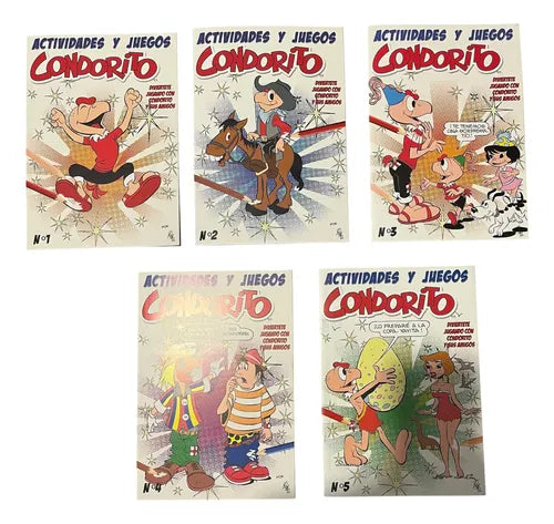 Pack Condorito Actividades Y Juegos (5 Tomos) / Pepo