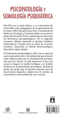 Psicopatologia Y Semiologia Psiquiatrica / Ricardo Capponi