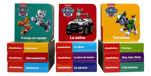 Paw Patrol Listos Para La Accion 12 Libros / Nickelodeon