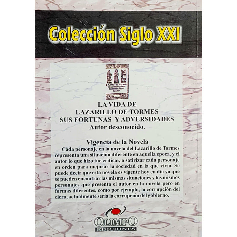 El Lazarillo De Tormes / Anónimo