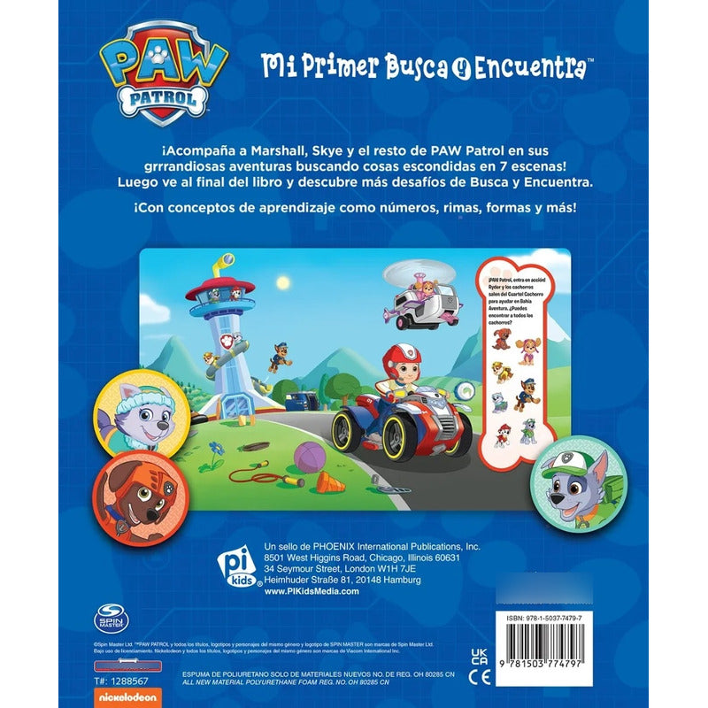 Paw Patrol Mi Primer Busca Y Encuentra / Nickelodeon