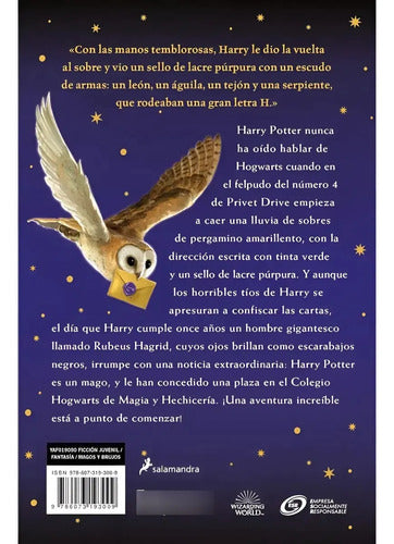 Harry Potter 1 La Piedra Filosofal / J. K. Rowling