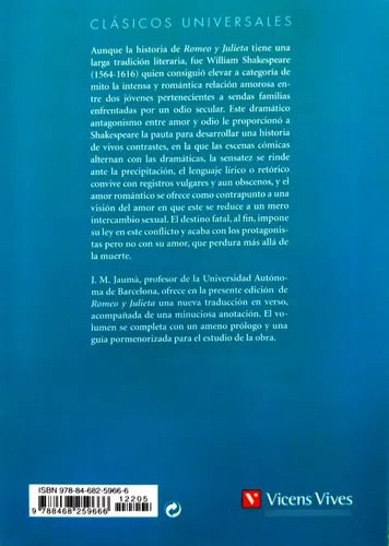 Romeo Y Julieta  / William Shakespeare