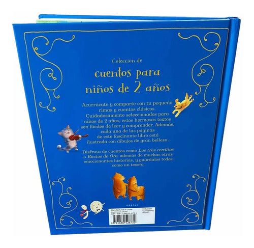 Cuentos Para Niños De 2 Años (tapa Dura)