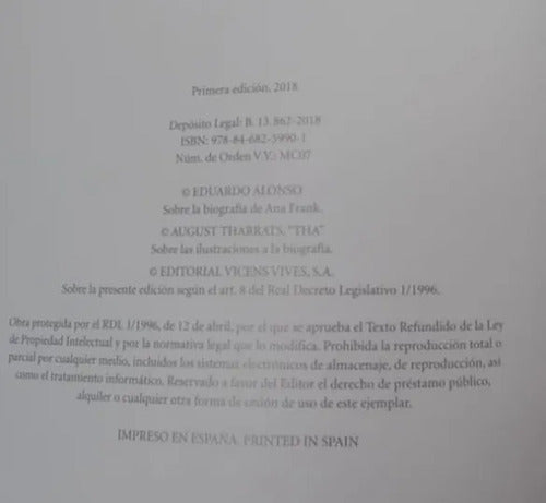 Ana Frank. El Testimonio Del Holocausto / E. Alonso