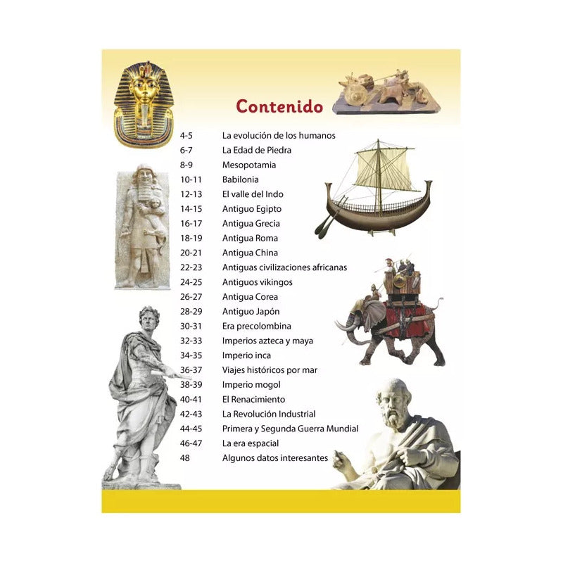 Enciclopedia Ilustrada Para Niños Historia Del Mundo / Lexus