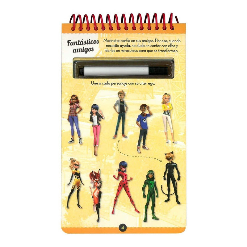 Miraculous Dibuja Y Aprende + Plumon / Lexus