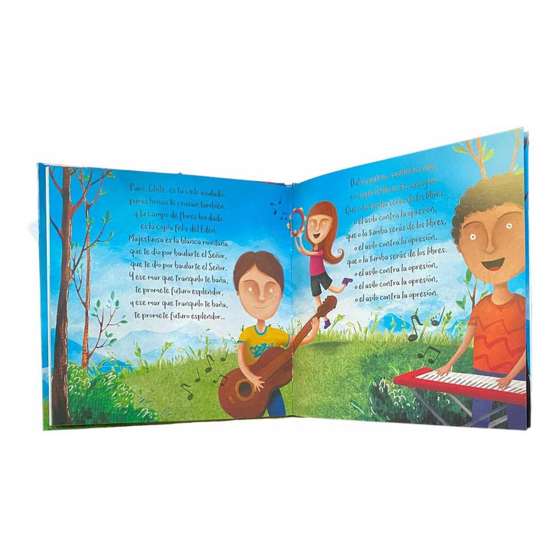 Puro Chile Himno De Chile Ilustrado Para Niños (tapa Dura)