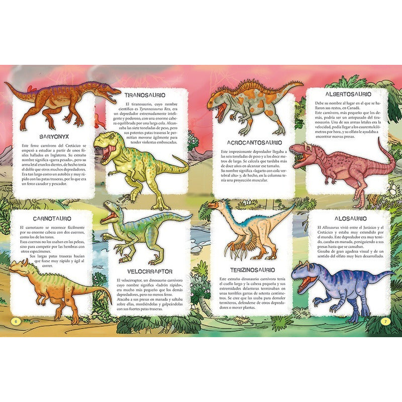 Dinosaurios Busca, Encuentra Y Colorea / Ilaria Barsotti