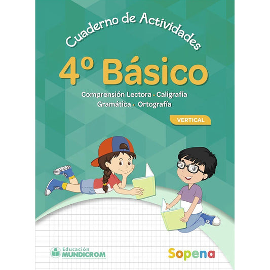 Cuaderno De Actividades 4 Basico Vertical / Mundicrom