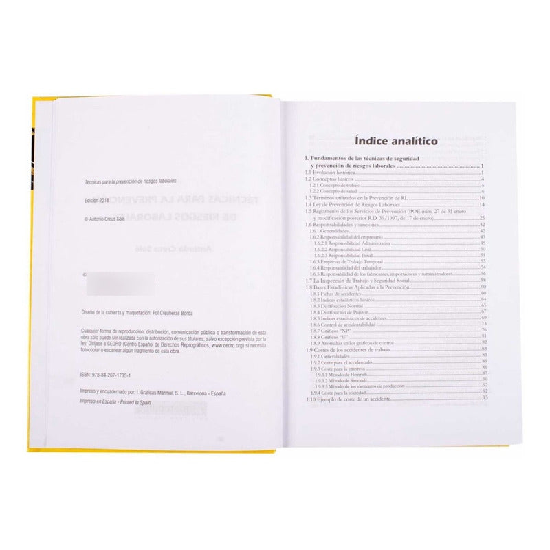 Técnicas Para La Prevención De Riesgos Laborales / Lexus