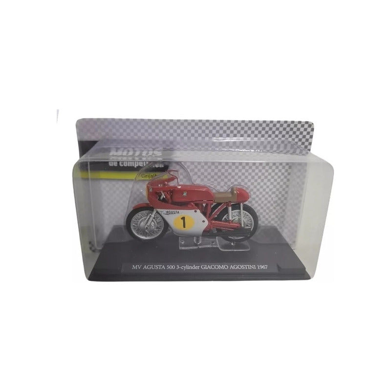 Moto Colección Esc Mv Agusta 500 Giacomo Agostini 1967 1/24