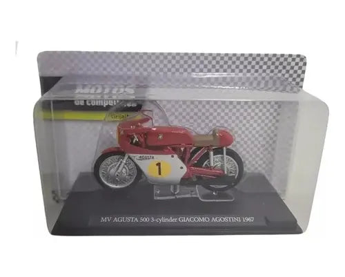 Moto Colección Esc Mv Agusta 500 Giacomo Agostini 1967 1/24